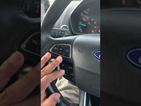 How to Use Cruise Control And Speed Limiting |Ford Ecosport