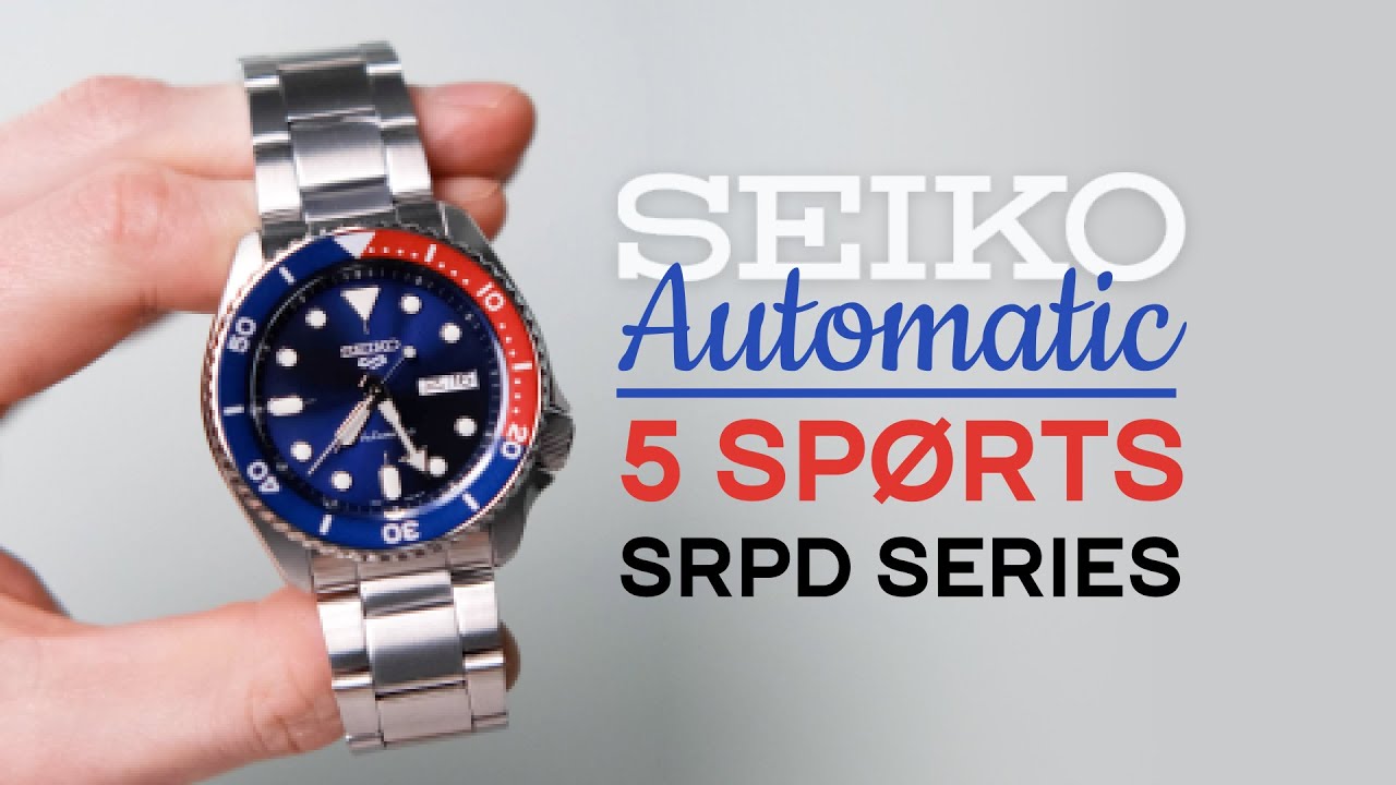 Watch Review | SEIKO 5 SPORTS Red Blue Pepsi | Watch Frontier - YouTube