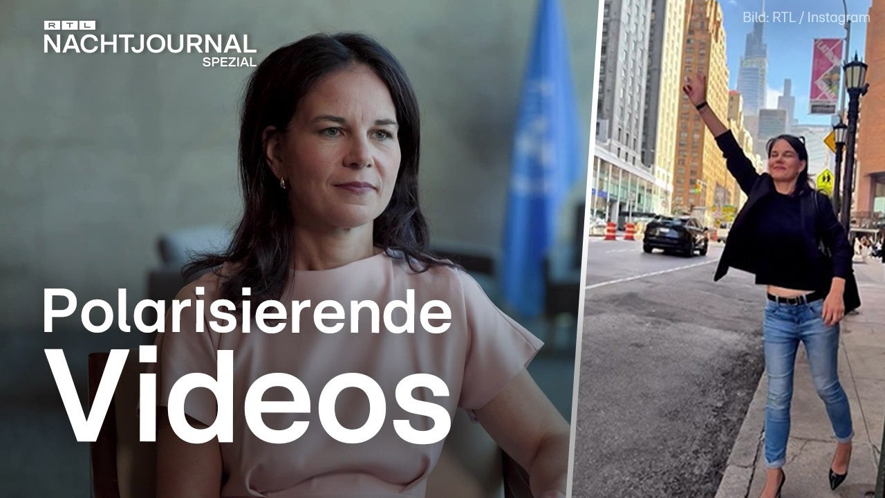 Annalena Baerbock über Familie, Alltag und Politik in New York | RTL Nachtjournal