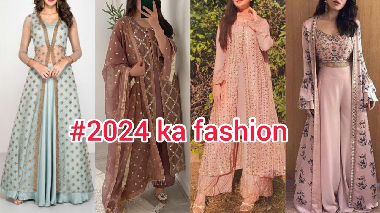 Shrug wale suit ke designs/ latest party wear suits design/2024 new 