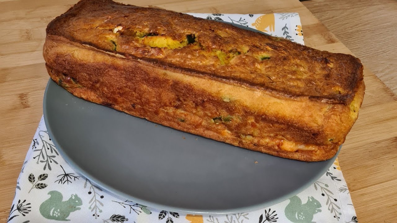 Recette cake courgette chèvre