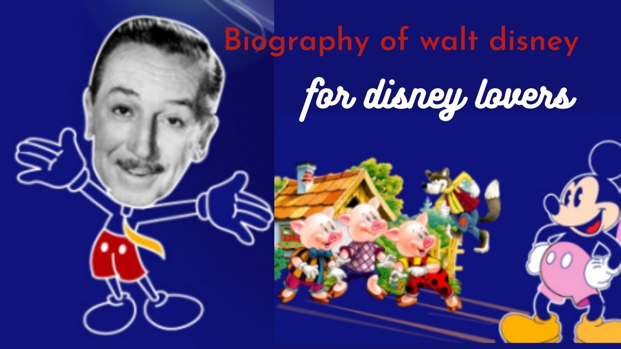 Walt disney Biography in English - YouTube