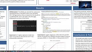 Bioinformatics Metadata Extraction for Machine Learning Analysis - Zachary Tom - Poster - GLBIO 2021