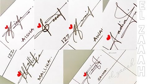 ✅Mastering Signature Style: Unique Ideas to Make Your Mark ✒️❤️