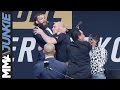 Kevin lee and michael chiesa come to blows in ufc summer kickoff press conference