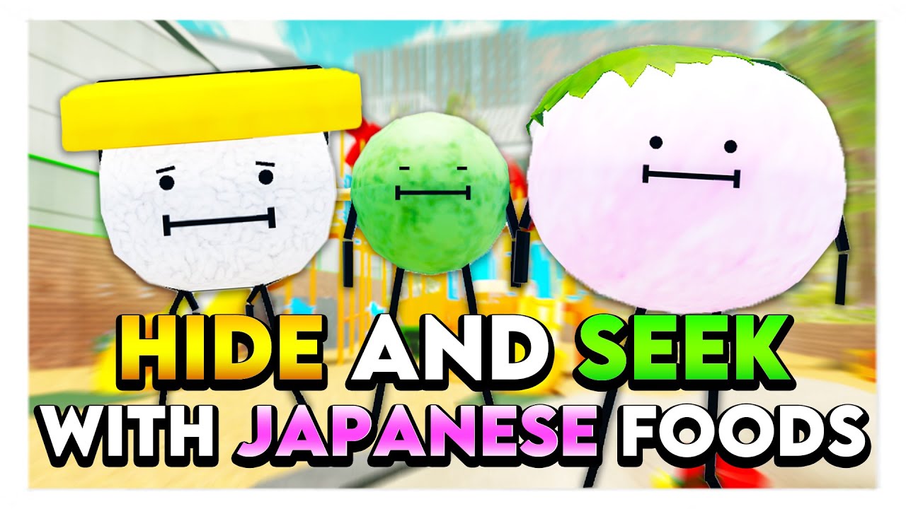 Roblox SECRET STAYCATION HIDE & SEEK WITH JAPANESE FOODS! 🍣
