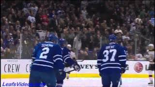 Bruins @ Maple Leafs - Luke Schenn Scores Beauty - 110319