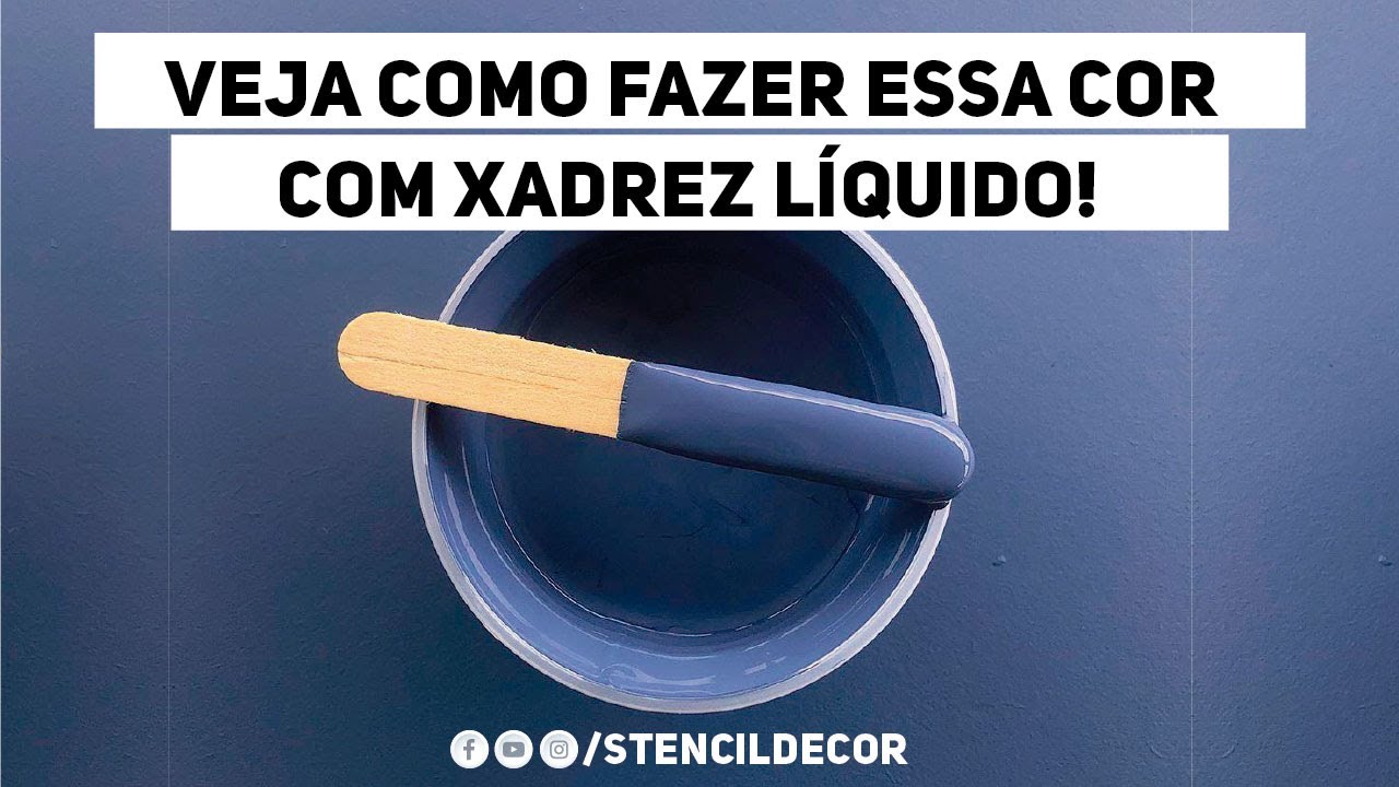 Cores de Tinta: aprenda a pigmentar com xadrez líquido - Stencil