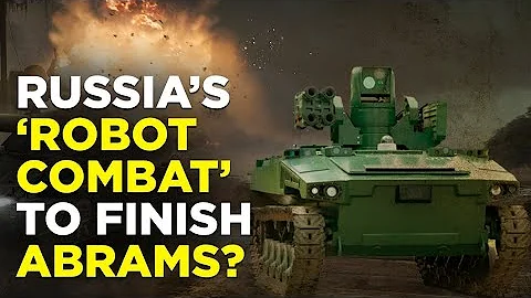 Russia Threatens To Unleash Combat Robot To Burn Ukraines US & German Origin Abrams & Leopard 2 Tank