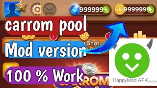 Download carrom pool latest version APK 2020 and Happy Mod app 100 % work screenshot 4