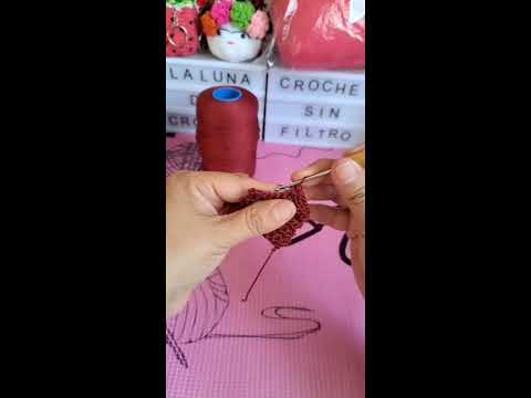 Crochet herringbone stitch strap