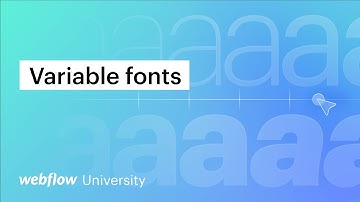 Introducing variable fonts in Webflow – Web design tutorial
