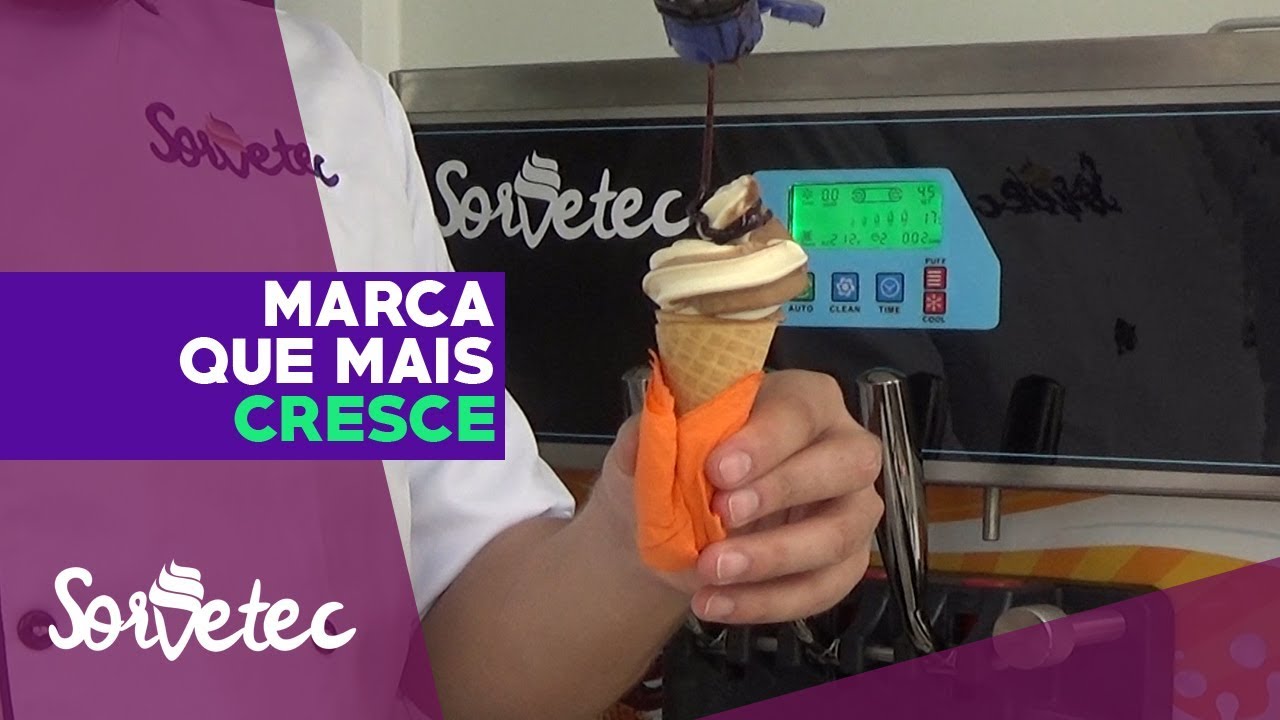 Máquina de Sorvete Expresso de Piso com 3 Bicos Açaí ou Frozen 825B -  SORVETEC