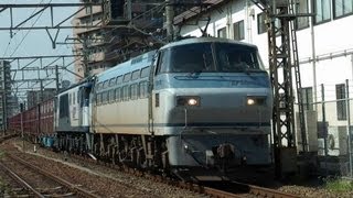 2088レ　EF66-116牽引　EF64-1028無動力回送貨物列車　大府駅通過