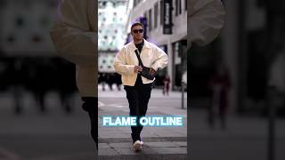 Flame Outline. Capcut Tutorial. #shorts #viral #explore #edit
