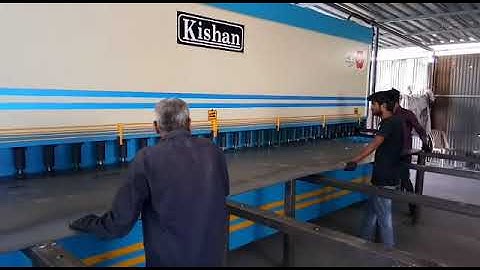 "KISHAN" Hydraulic shearing machine