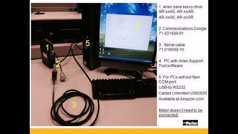 How to Configure Aries Servo drives with Aries Support Tool software