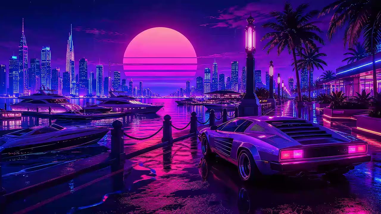 BACK TO 1987 [ VHS Synthwave - Dreamwave Mix ] | Neon Night