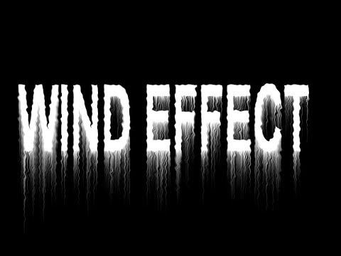 Wind effect photoshop