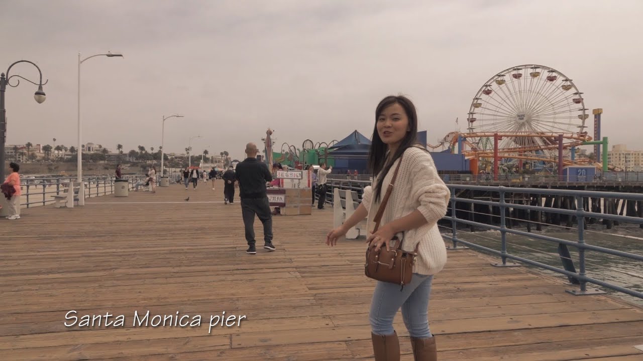 Tham Quan Cầu Tàu Santa Monica - Santa Monica Pier - California - Du Lịch Bụi Ở Mỹ