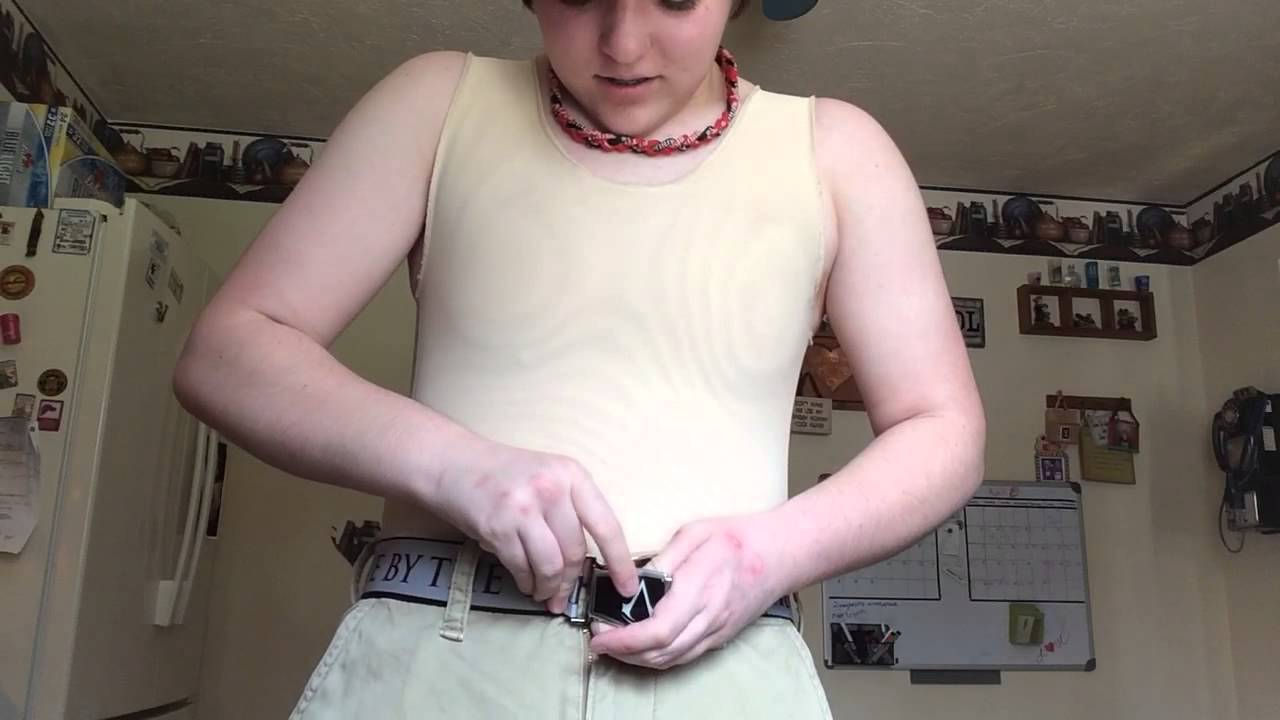 FtM Binders: How to get a flatter chest - YouTube