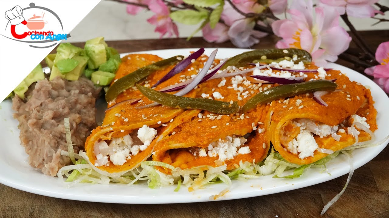 Arriba 72+ imagen receta de enchiladas de ajonjoli