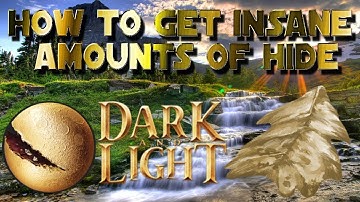 Dark and light how to get Insane amounts of Hide (HIDE)