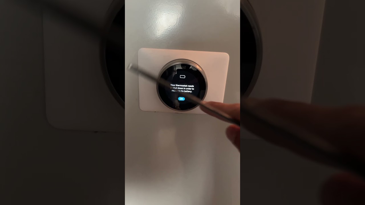 Why nest thermostat was showing me low battery