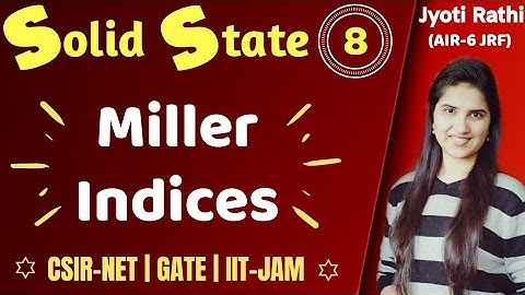 Miller Indices for crystal structures|Miller indices planes and directions|Solid State|Chemistry