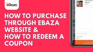 TUTORIAL | How To Purchase through Ebaza.com.my & How to Redeem Coupon Code