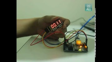 การใช้งาน โมดูล 7 segment 4 หลัก Four digital tube module LED display