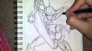 No. 39 Utopia From Yugioh Zexal Speed Drawing