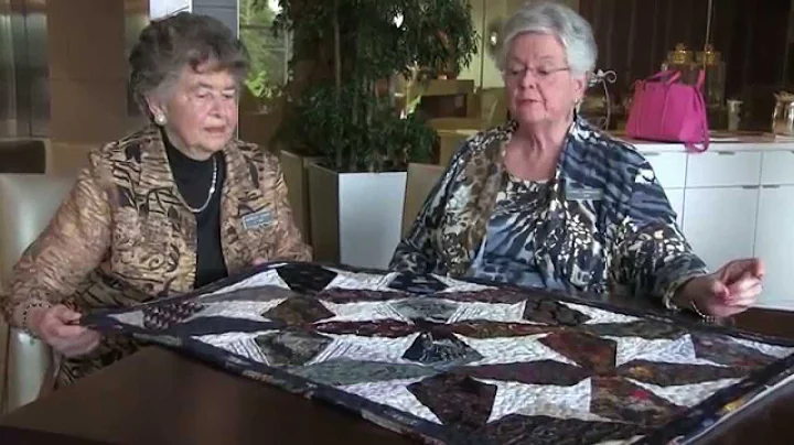 Shirley Kuser and Carol Vardeman describe quilt ma...