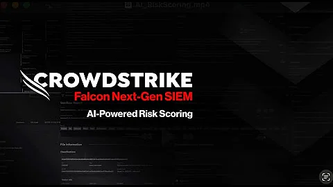 AI Powered Risk Scoring with Falcon Next-Gen SIEM