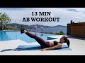 13 min ab workout  guided by angie