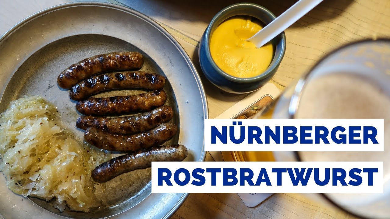 Nurnberger Rostbratwurst Eating German Sausages In Nuremberg Germany Youtube