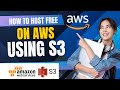 Host your static website on AWS for free