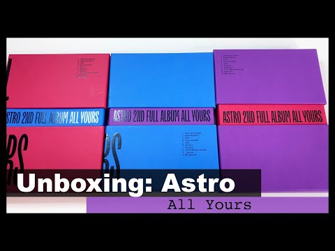 UNBOXING Astro (아스트로) - All Yours - YouTube