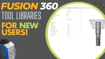 Fusion 360 Tool Library - First Time Set-up!