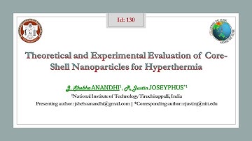 Core-Shell Nanoparticles for Magnetic Hyperthermia - J Shebha Anandhi
