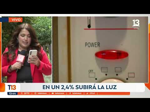 Alza de la tarifa eléctrica se concretará en julio