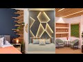 Modern Wall Decor For Living Room | Wooden Wall Shelves House Interior |Accent Wall Panel Home Decor