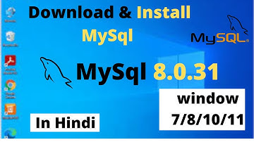 How to install MySQL 8.0.31 Server and Workbench latest version on Windows  7/8/10/11 #installMySql