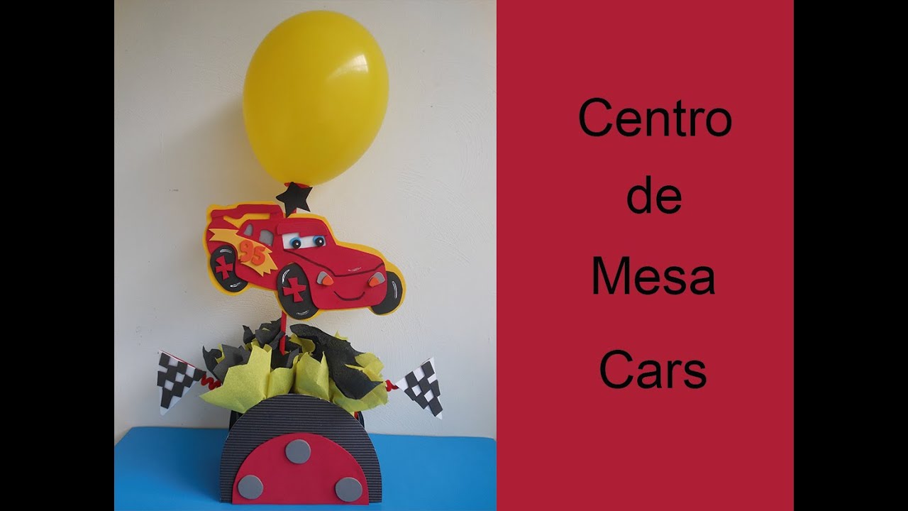 Energizar cojo Radar Centro de mesa Cars (Centerpiece cars) - YouTube