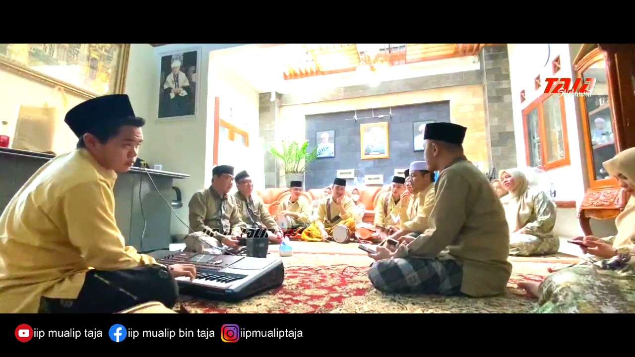 Keseruan Sholawat Bareng Keluarga Besar PonPes Al Qur'an Al-Falah Cicalengka || Idul Fitri 1442 H