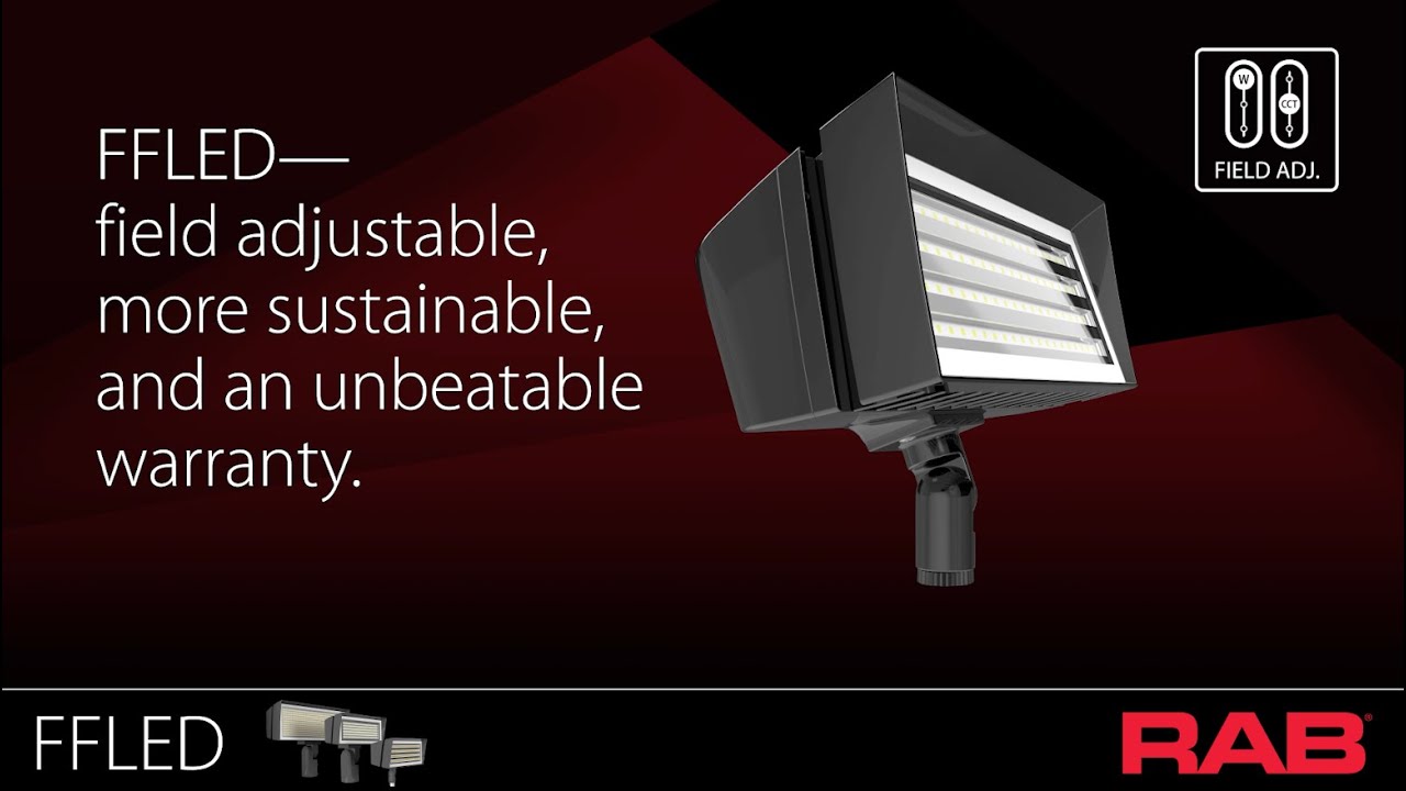 RAB Reels—FFLED Field-Adjustable Floodlight