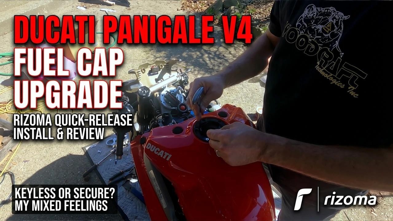 Panigale V4 Rizoma Gas Cap Install: Step-by-Step Tutorial - YouTube