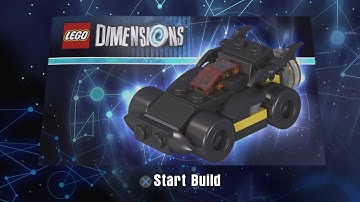 How To Build Lego Dimensions BATMOBILE - Step By Step Instructions Guide