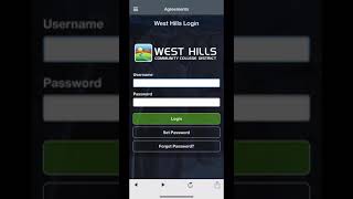Register for Classes - Using the MyWestHills App screenshot 2