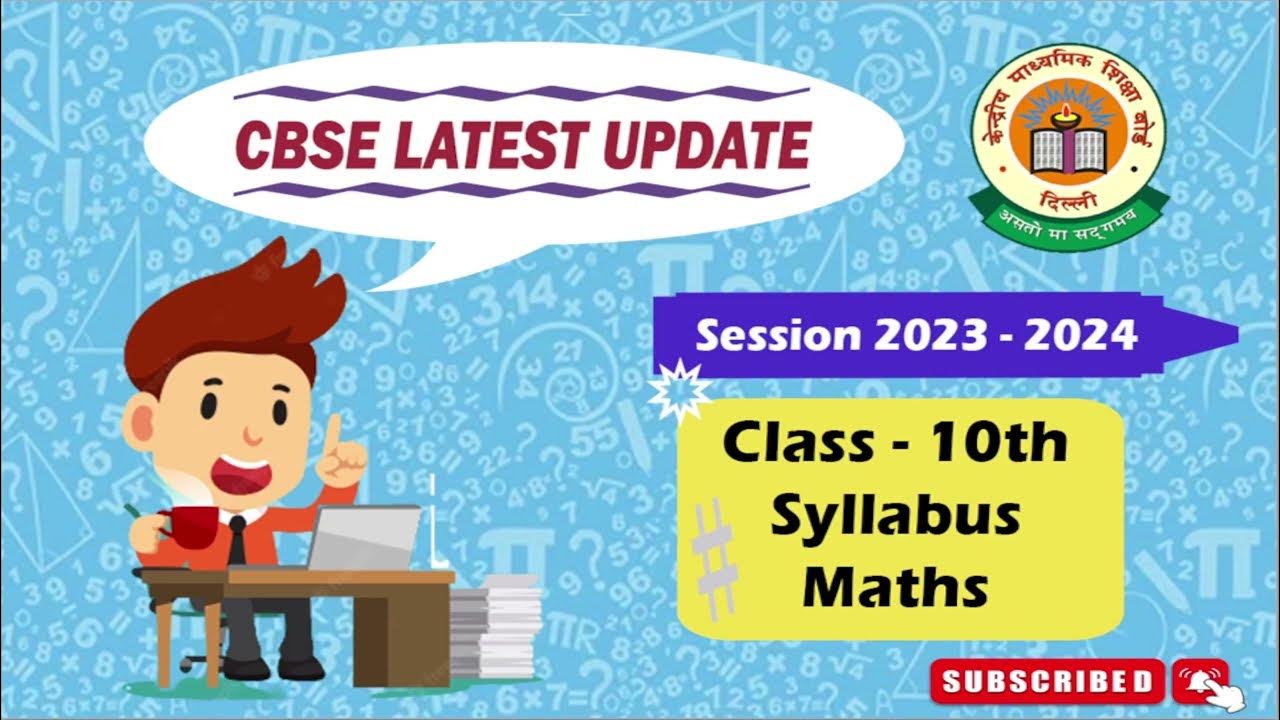 Maths Updated Syllabus Class 10 202324 Reduced Syllabus Class 10